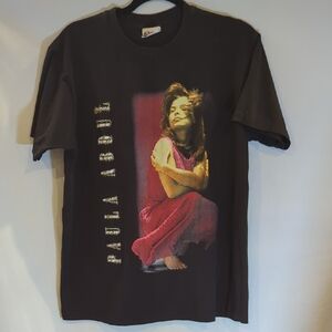 Vintage 1991 Paula Abdul Under My Spell Tour T-shirt Rare Size L